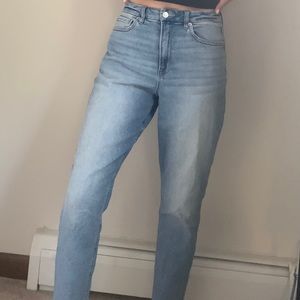 AE high waisted mom jeans